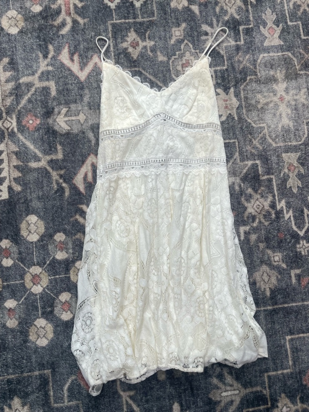 Abercrombie & Fitch Ivory Lace Camisole Top